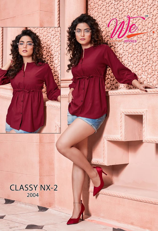 Classy Nx 2 By We Imported Western Ladies Top Catalog